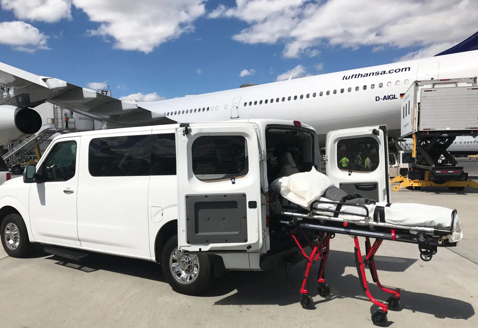 Cross country medical transport