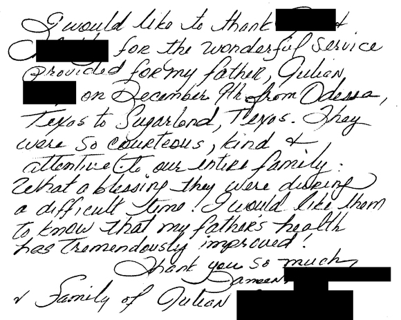 State to State Medical Transport Review